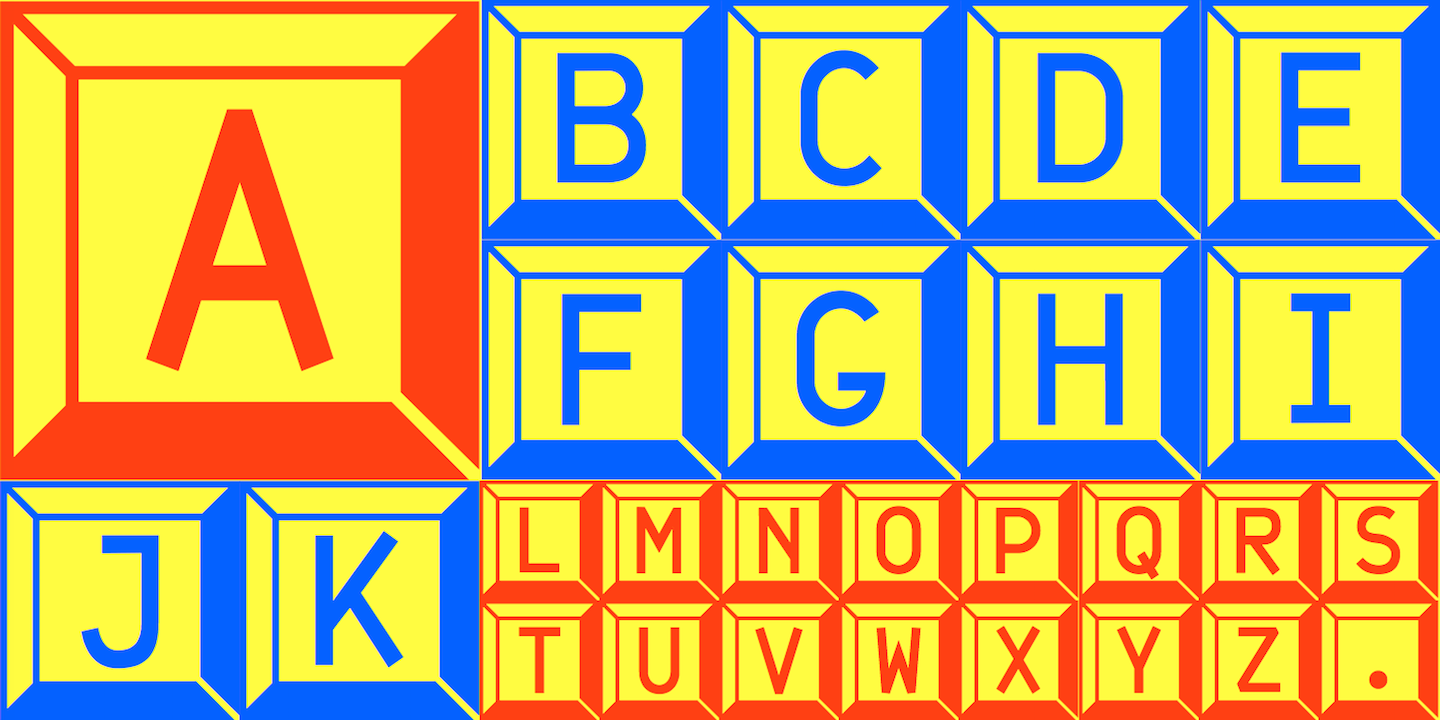 字體預覽樣張