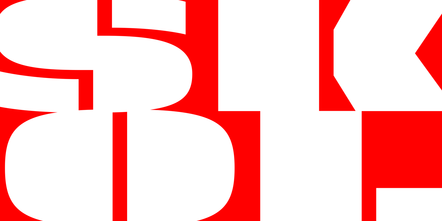 字体预览样张