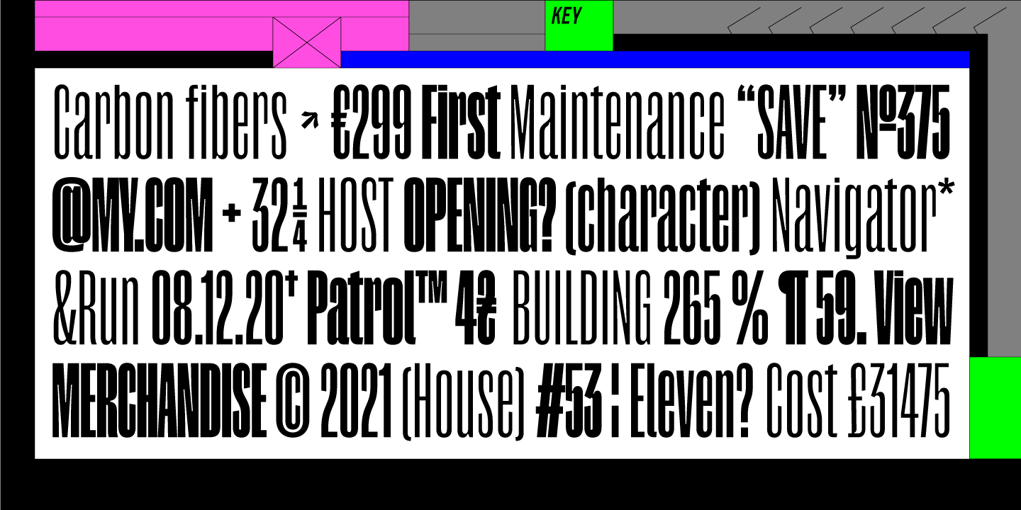 Segment B Type Key Bold字体购买,商用授权,下载-MyFonts代购店-字谷网