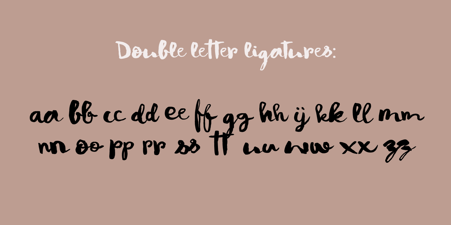字體預覽樣張