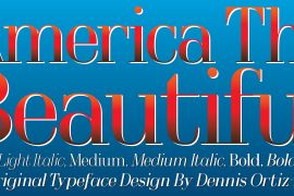 OL America The Beautiful Bold Italic