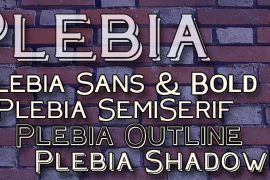 Plebia Embossed