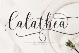 Calathea Script Regular