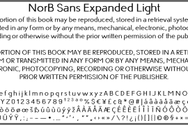 NorB Sans Expanded Bold