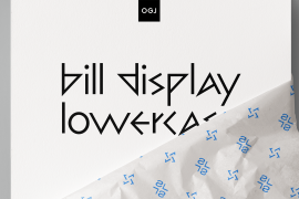 Bill Display Lowercase Semilight