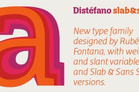 Distefano Slab Bold Italic