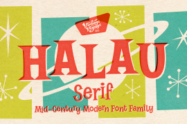 Halau Serif Bold