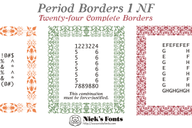 Period Borders 7 NF