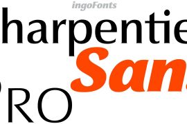 Charpentier Sans Pro 76 Gros Italique