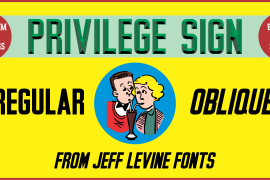 Privilege Sign JNL Oblique