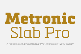 Metronic Slab Pro Black