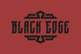Black Edge Ornaments