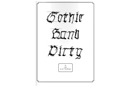 Gothic Hand Dirty Bold