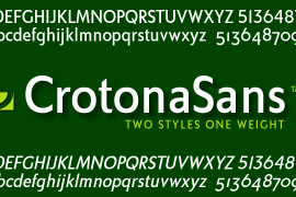 Crotona Sans Italic