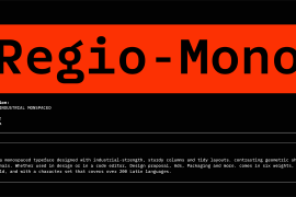 Regio Mono Extra Bold