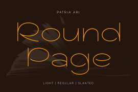 Round Page Slanted