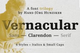 Vernacular Clarendon Bold