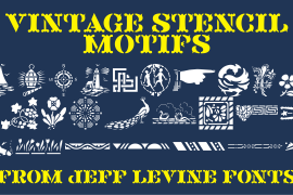 Vintage Stencil Motifs JNL