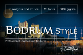 Bodrum Style 17 Extra Bold Italic