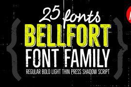 Bellfort Shadow Only Bold