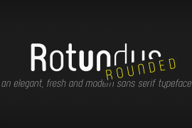Rotundus Rounded Black Italic