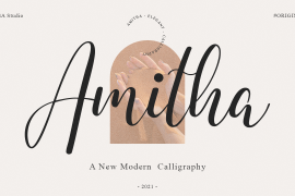 Amitha Calligraphy