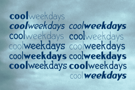Cool Weekdays Italic