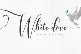 White Dove Script Regular