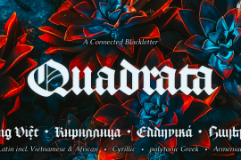 AJ Quadrata Medieval Bold Rubrum