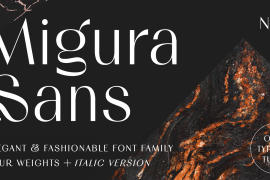 Migura Sans Bold Italic