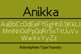 Anikka Sans Thin Italic