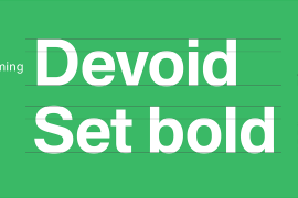 Devoid Set Bold