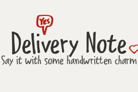 Delivery Note Doodles Regular