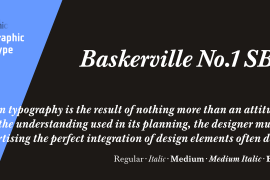 Baskerville Nr 1 SB Bold