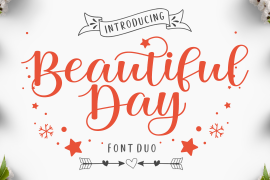 Beautiful Day Script Duo Regular Sans