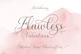 Flawless Valentines Italic