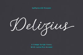 Delizius Script Latin Pro Regular