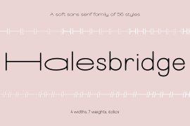 Halesbridge Black italic
