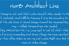 NorB ARCHITECT LINE Italic