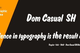 Dom Casual SH Bold Italic