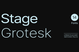 Stage Grotesk Thin