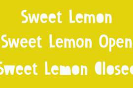 Sweet Lemon Closed Italic