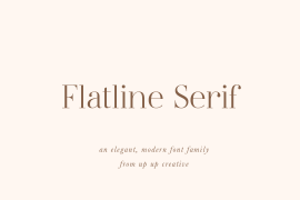 Flatline Serif Heavy