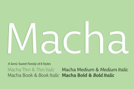 Macha Bold Italic