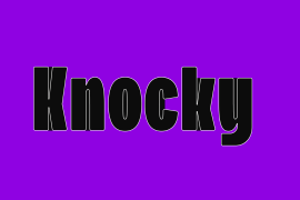 Knocky Outline Extrabold