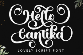 Hello Cantika Script Regular