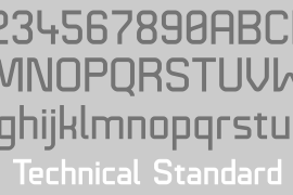 Technical Standard VP Bold Oblique