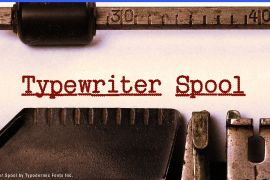 Typewriter Spool XRX Extended Extra Bold Italic