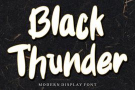 Black Thunder Regular