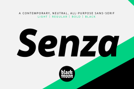 Senza Black Italic